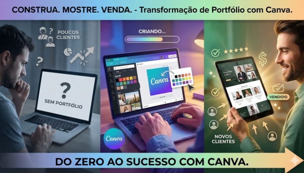 Como fazer portfolio no Canva